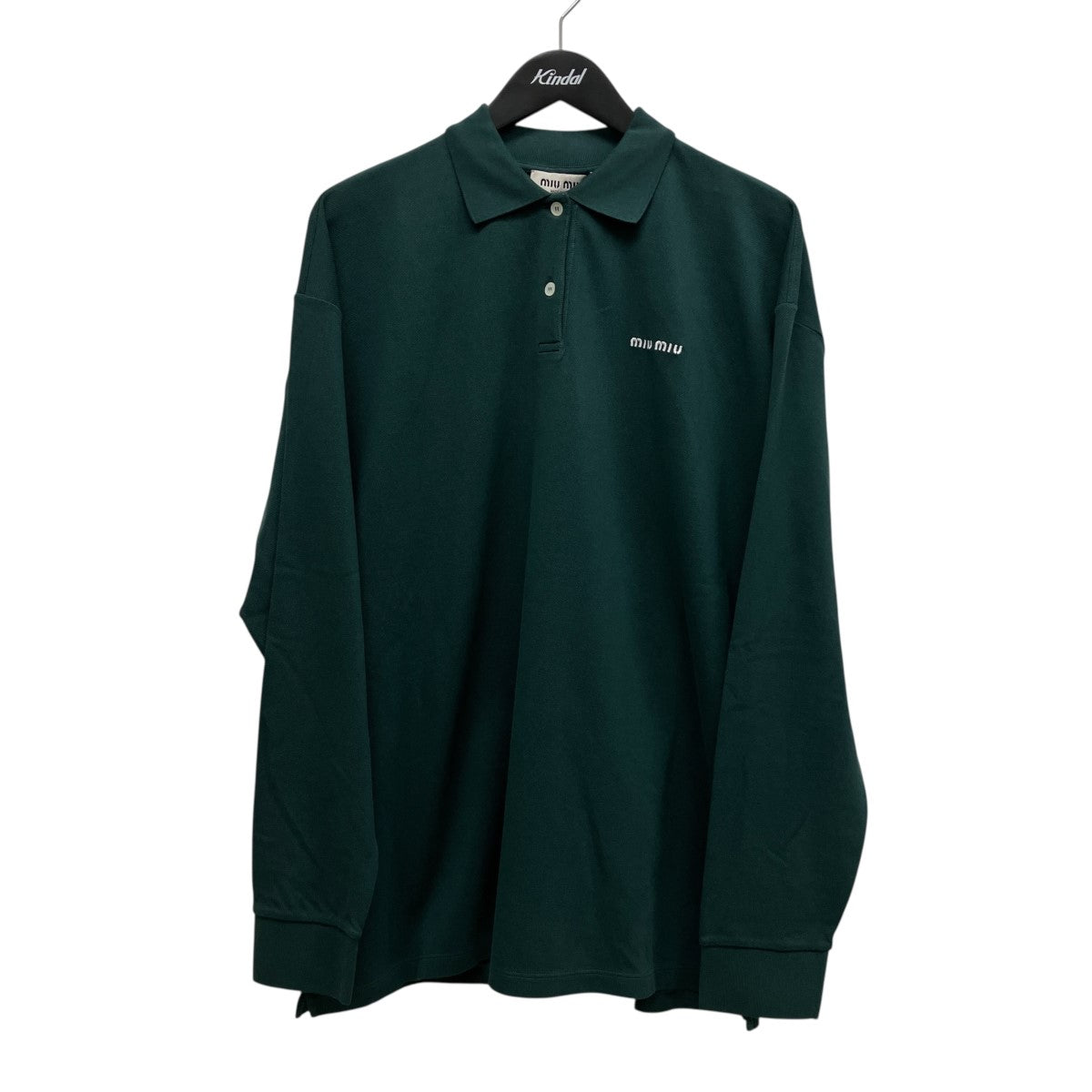 MIU MIU 24SSCotton Piqu Polo ShirtコットンピケポロシャツMJL019