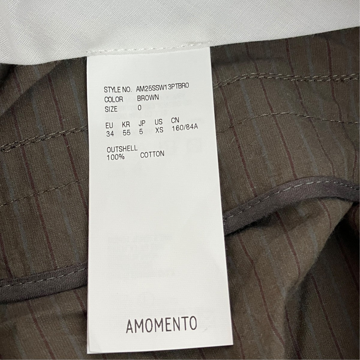 SIDE VENT PANTSサイドベントパンツAM25SSW13PTBRO