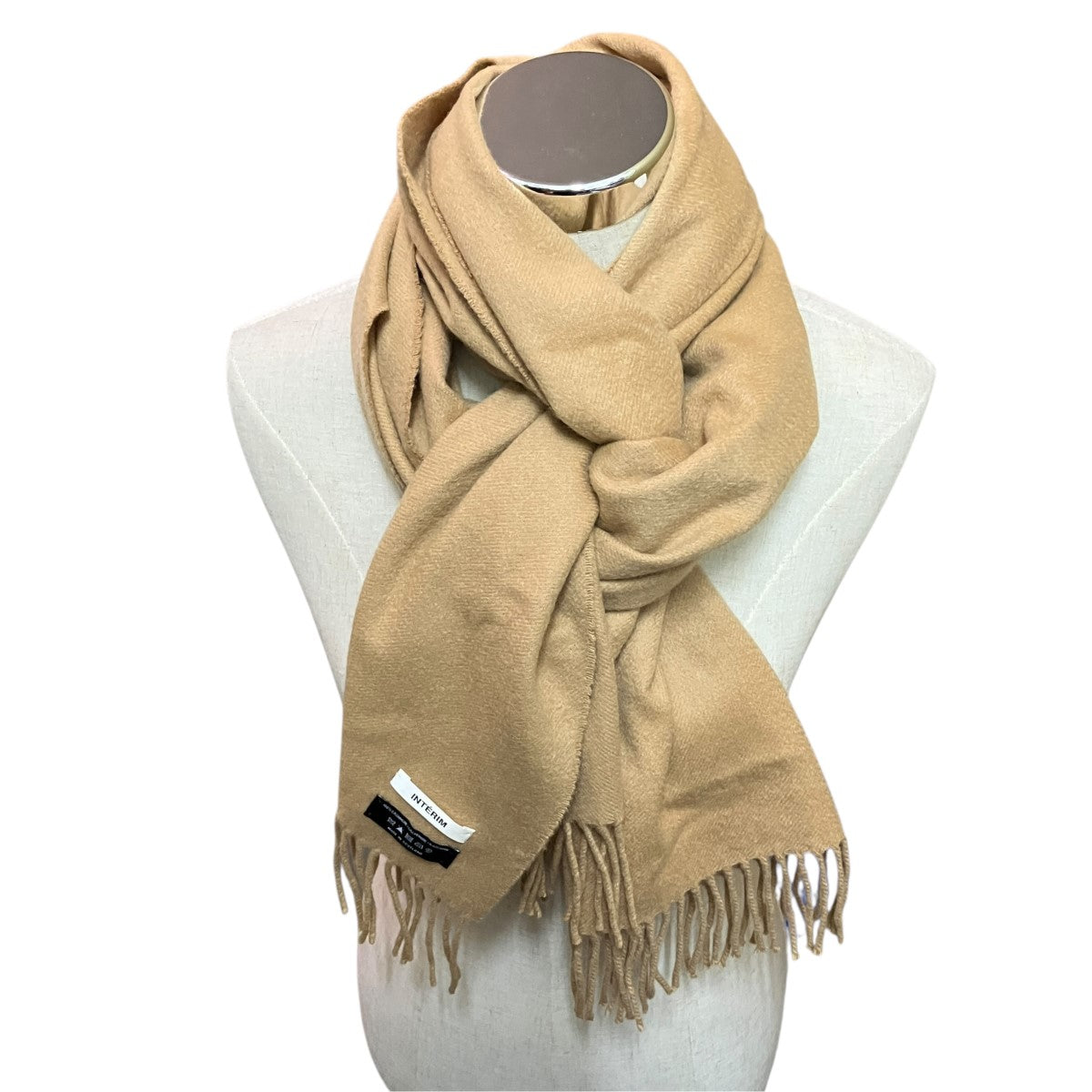 CASHMERE 100％ STALL MUFFLERカシミヤマフラー