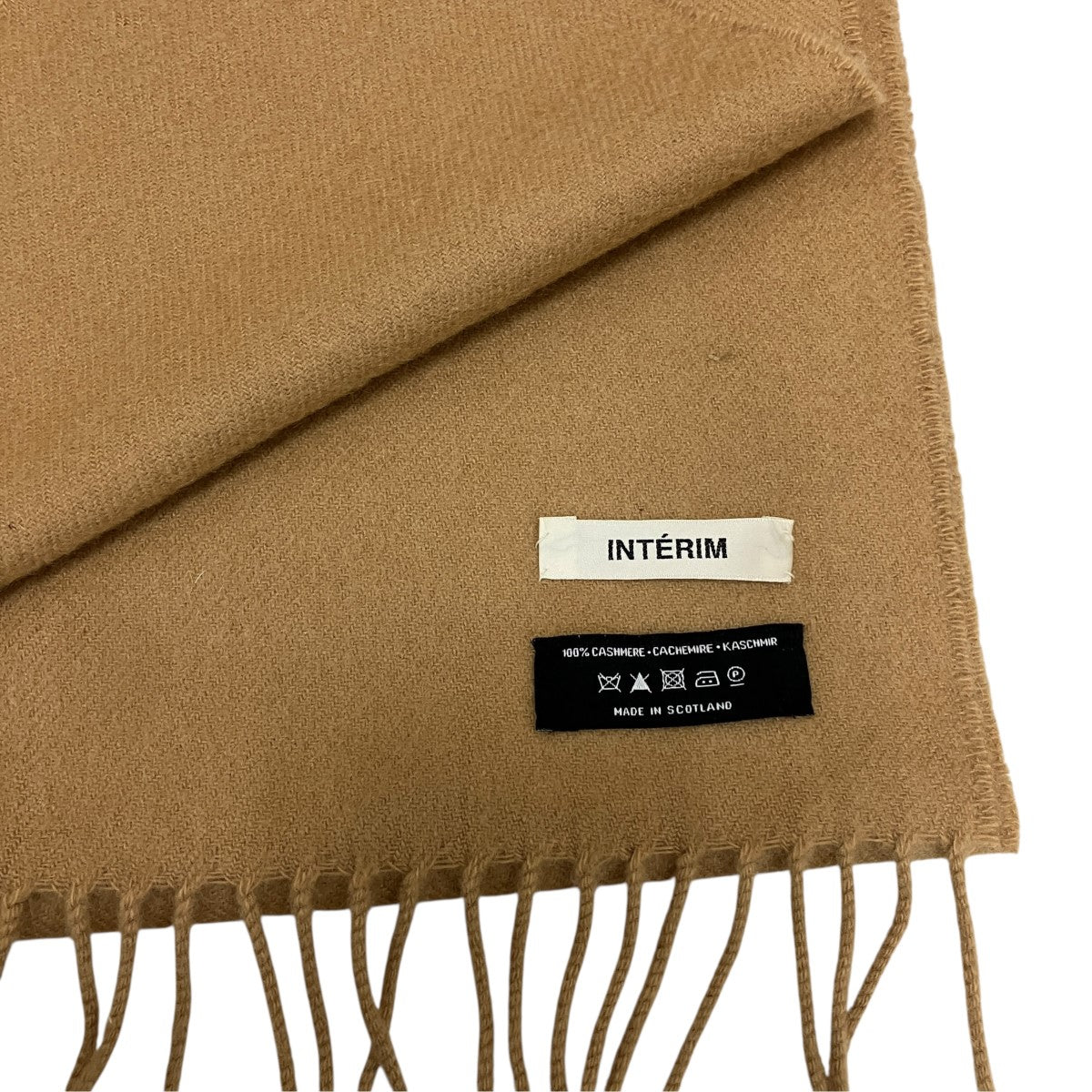 CASHMERE 100％ STALL MUFFLERカシミヤマフラー