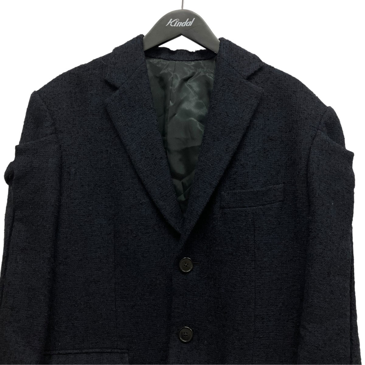 20AWBOUCLE ARM BELTED JACKET COATアルパカ混アームスリットテ-ラードジャケットFU-M-JK003