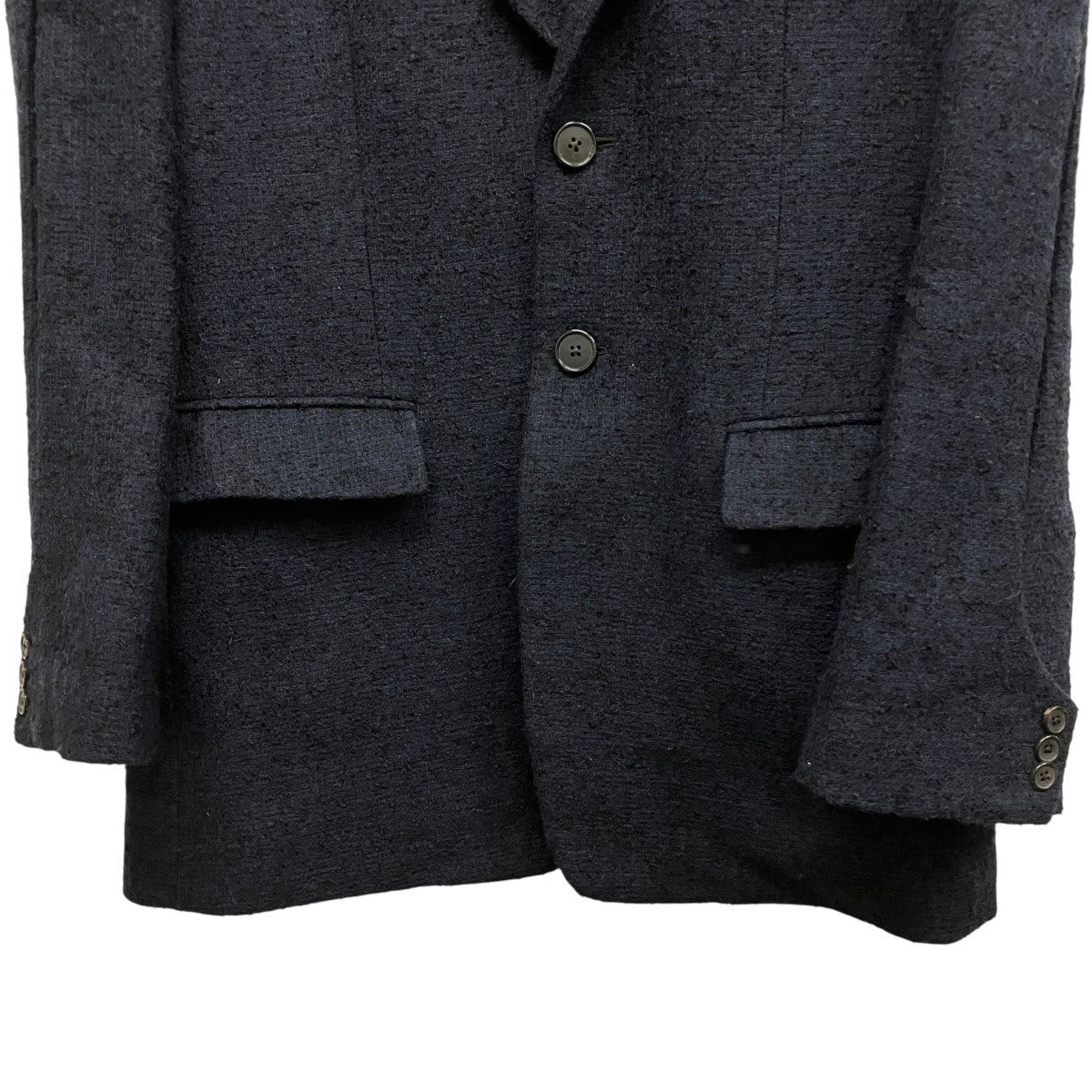 20AWBOUCLE ARM BELTED JACKET COATアルパカ混アームスリットテ-ラードジャケットFU-M-JK003