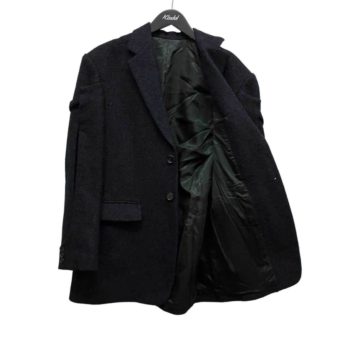 20AWBOUCLE ARM BELTED JACKET COATアルパカ混アームスリットテ-ラードジャケットFU-M-JK003