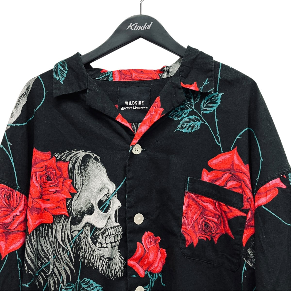 PAJAMA SHIRT総柄ロングスリーブオープンカラーシャツSM-S23-0000-126