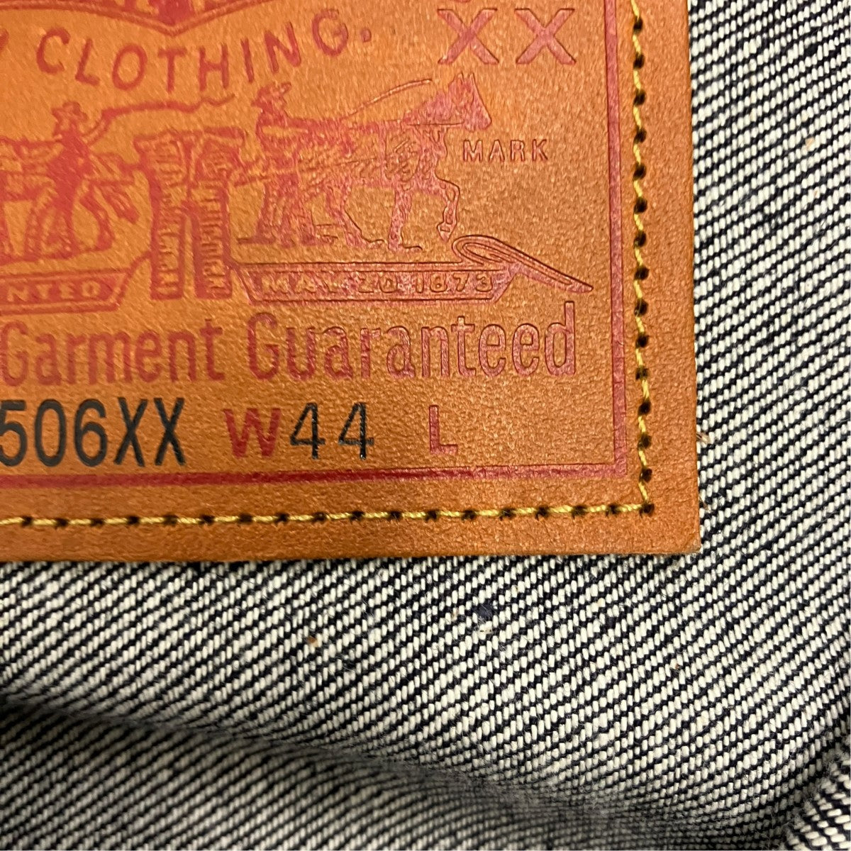 WWII TRUCKER LVC WWII RIGIDデニムジャケット0039S-0000