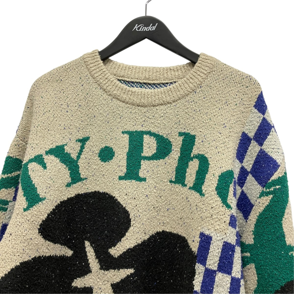 Intarsia-knit jumperインターシャニット24FW-K-01