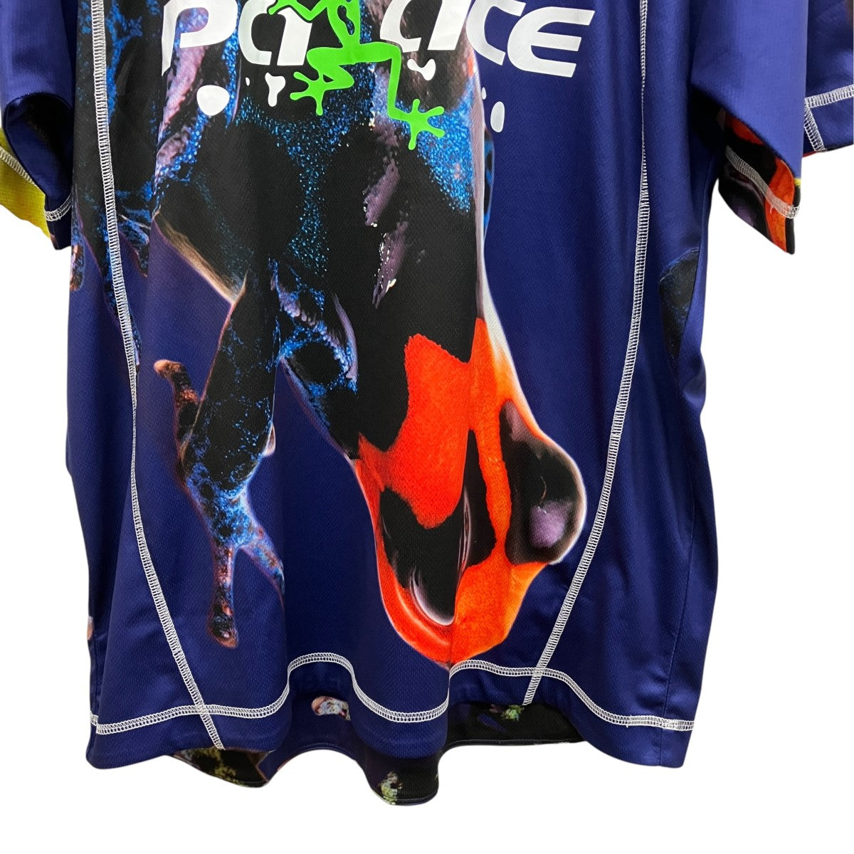 PALACE 総柄メッシュＴシャツFROGGER TECH JERSEY 古着・中古-4枚目のアイテム画像