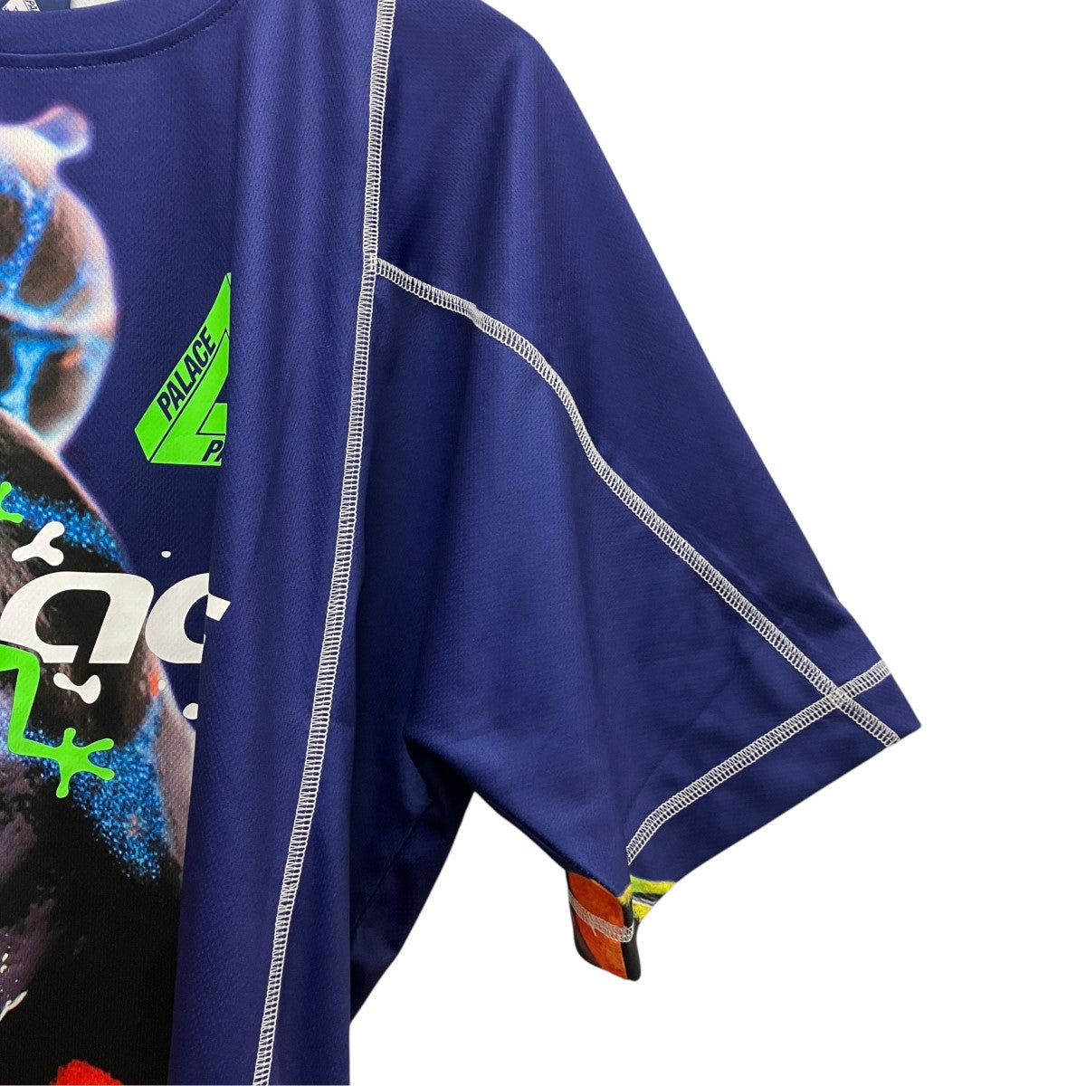 PALACE 総柄メッシュＴシャツFROGGER TECH JERSEY 古着・中古-5枚目のアイテム画像