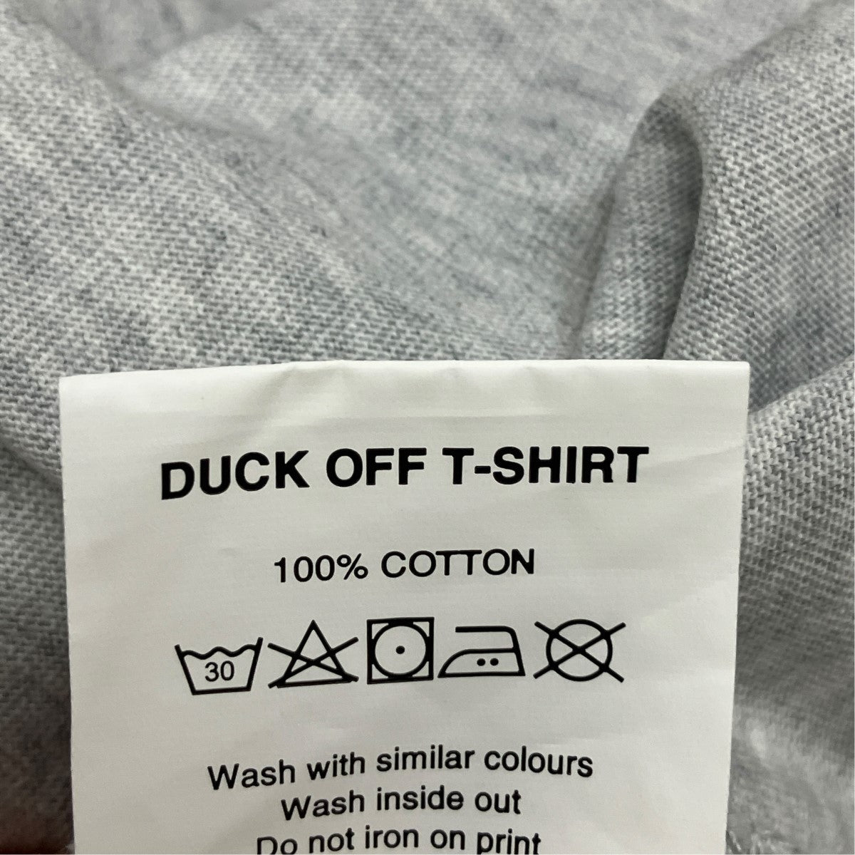 バックプリントTシャツ150137 DUCK OFF T-SHIRT