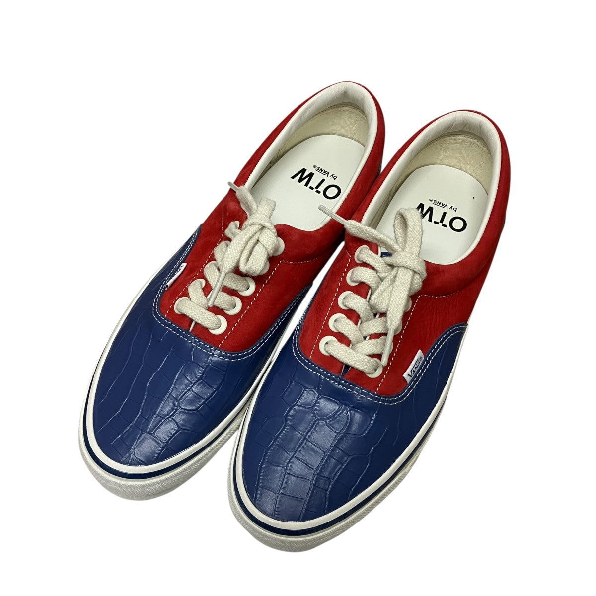 ERA 95 VIBRAM NAVY RED PATENTクロコ切替スニーカーVN000E8YGHP1