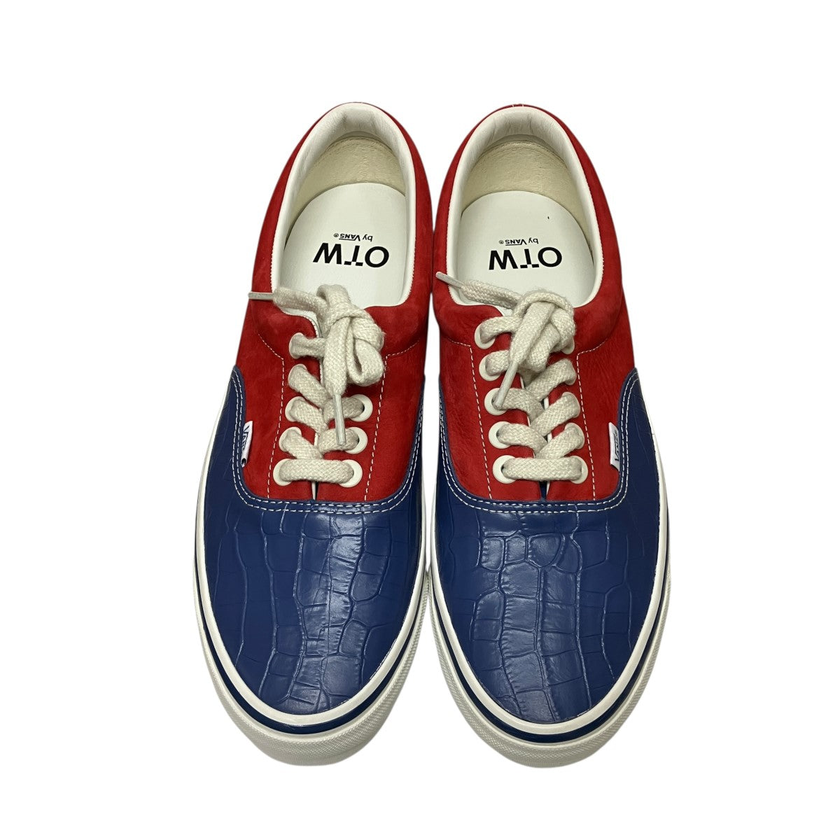 ERA 95 VIBRAM NAVY RED PATENTクロコ切替スニーカーVN000E8YGHP1