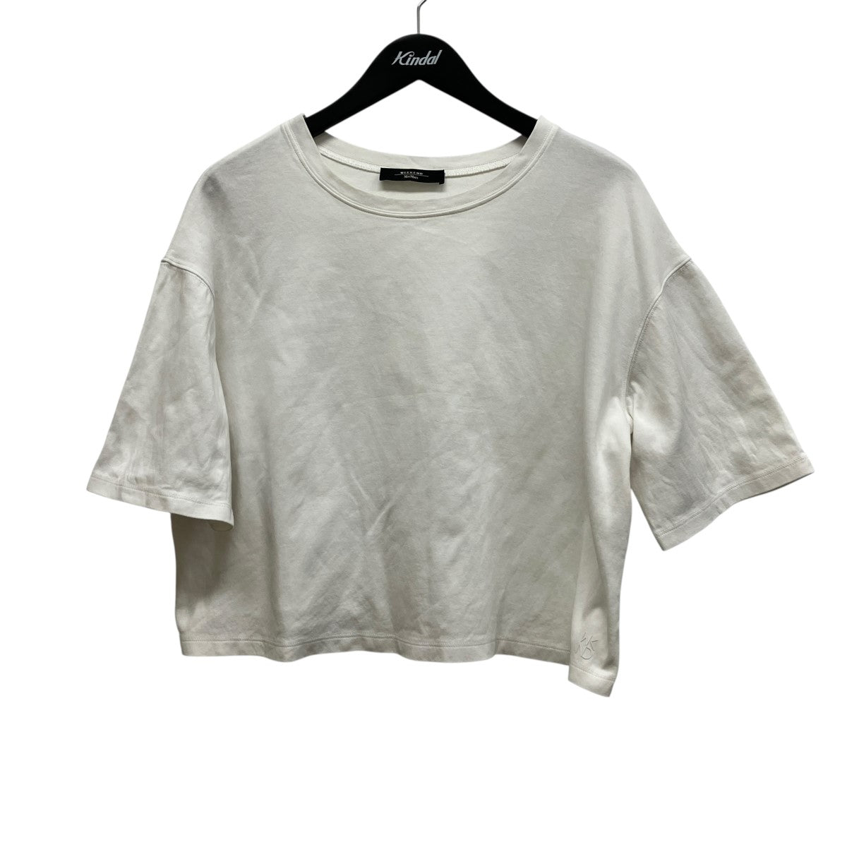 MaxMara クロップドTシャツ59410307 6 70 古着・中古-1枚目のアイテム画像