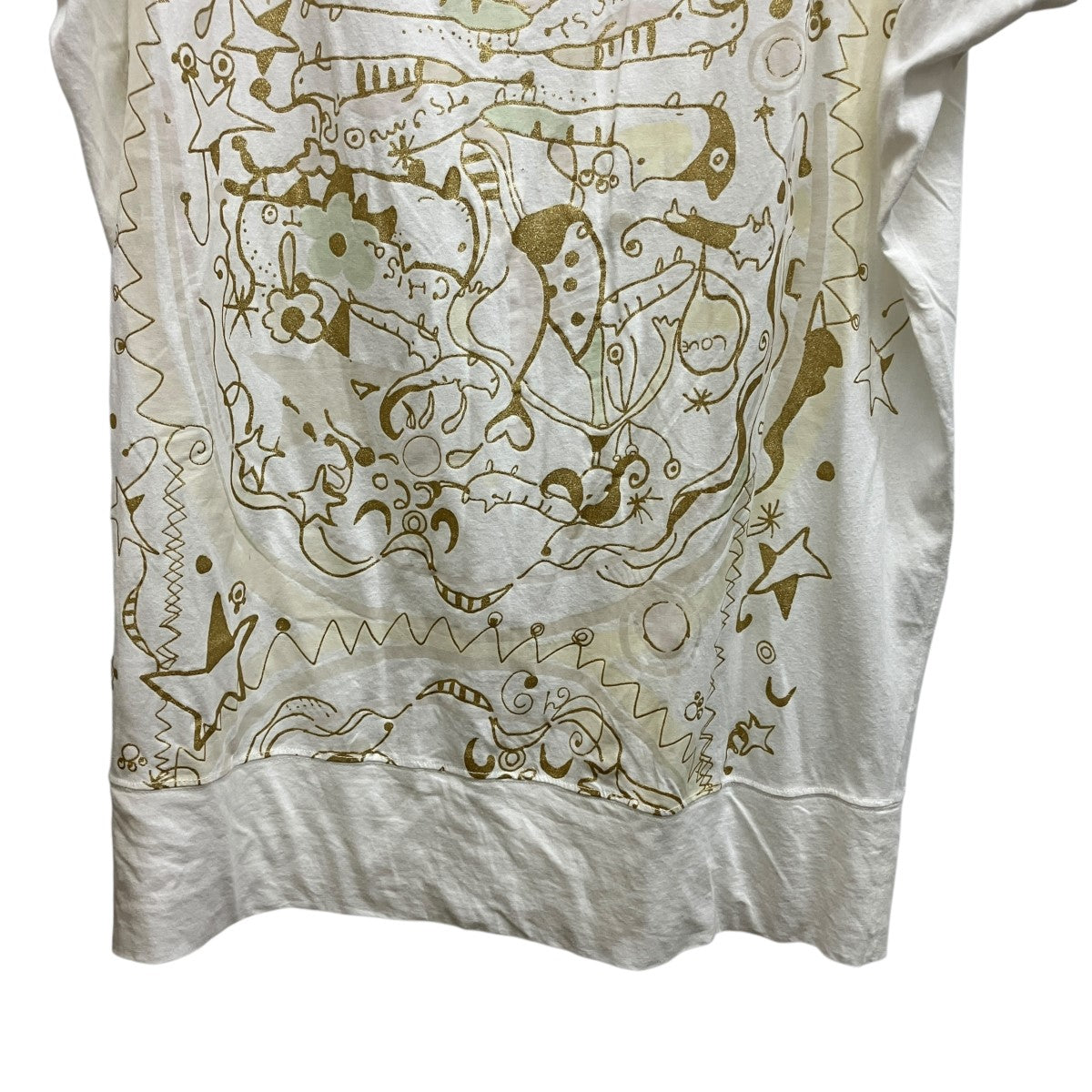 tsumori chisato 総柄TシャツTC21JH213 古着・中古-4枚目のアイテム画像