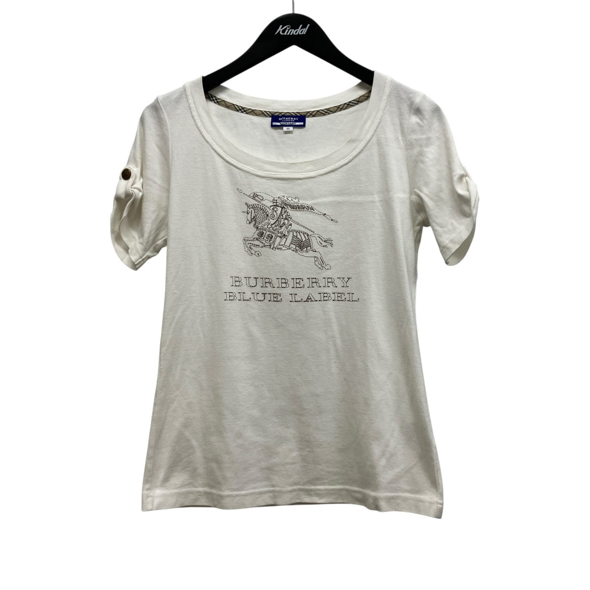 BURBERRY LONDON プリントTシャツE1P04-411-02 古着・中古-1枚目のアイテム画像
