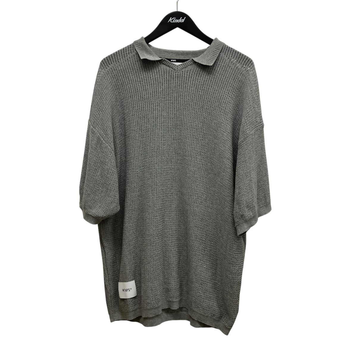 DUP   SWEATER   COTTONメッシュ半袖ニットポロシャツ261FZDT-KNM01