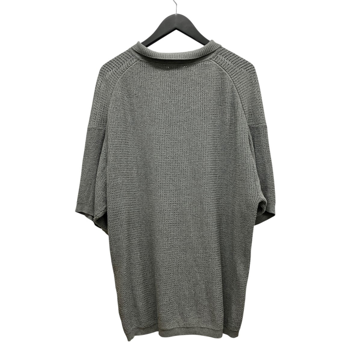 DUP   SWEATER   COTTONメッシュ半袖ニットポロシャツ261FZDT-KNM01