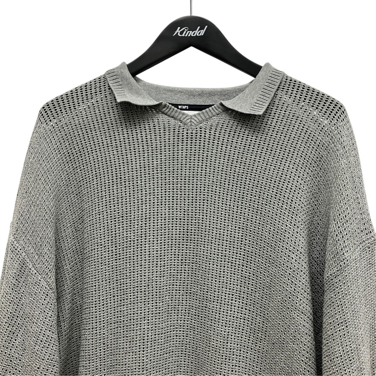 DUP   SWEATER   COTTONメッシュ半袖ニットポロシャツ261FZDT-KNM01