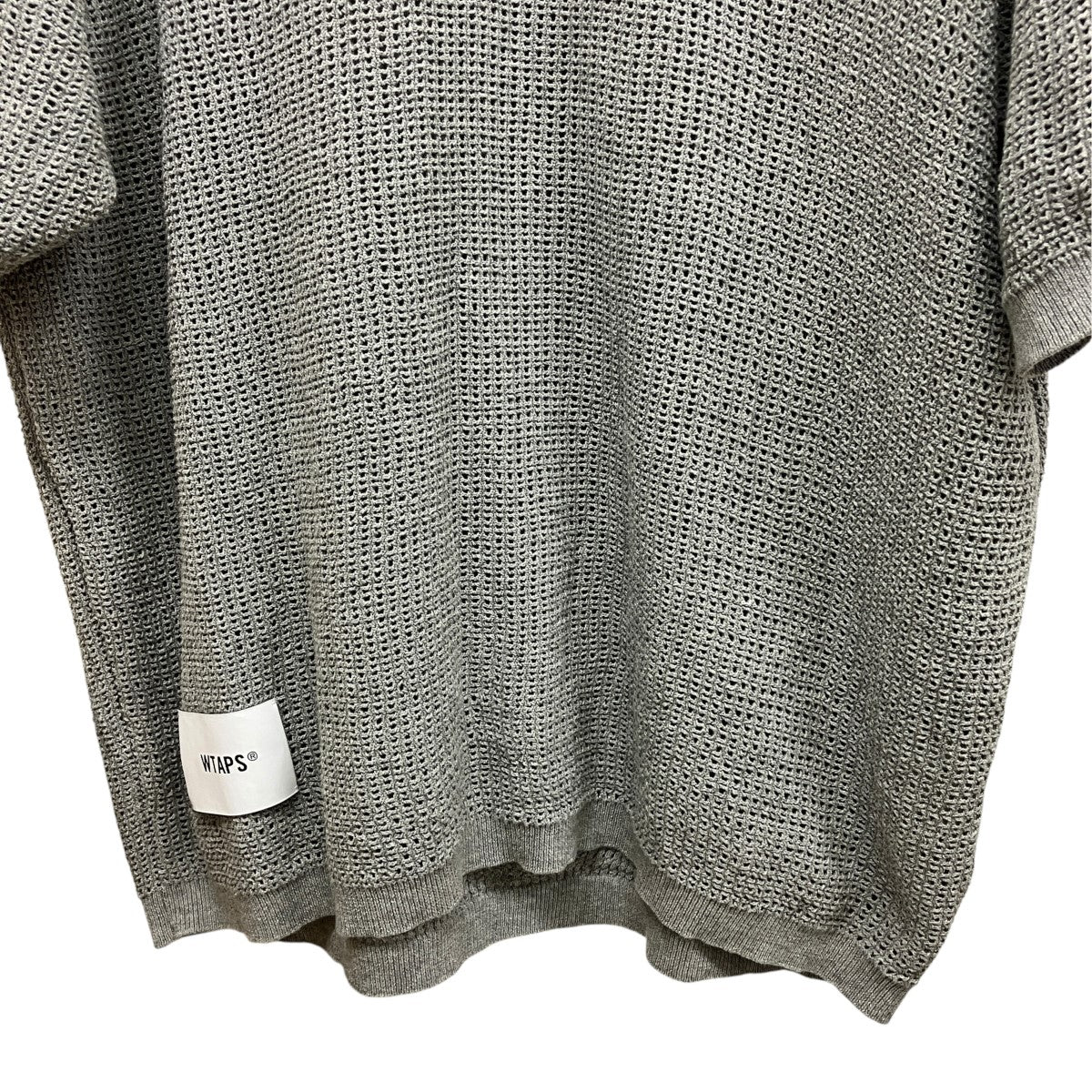 DUP   SWEATER   COTTONメッシュ半袖ニットポロシャツ261FZDT-KNM01