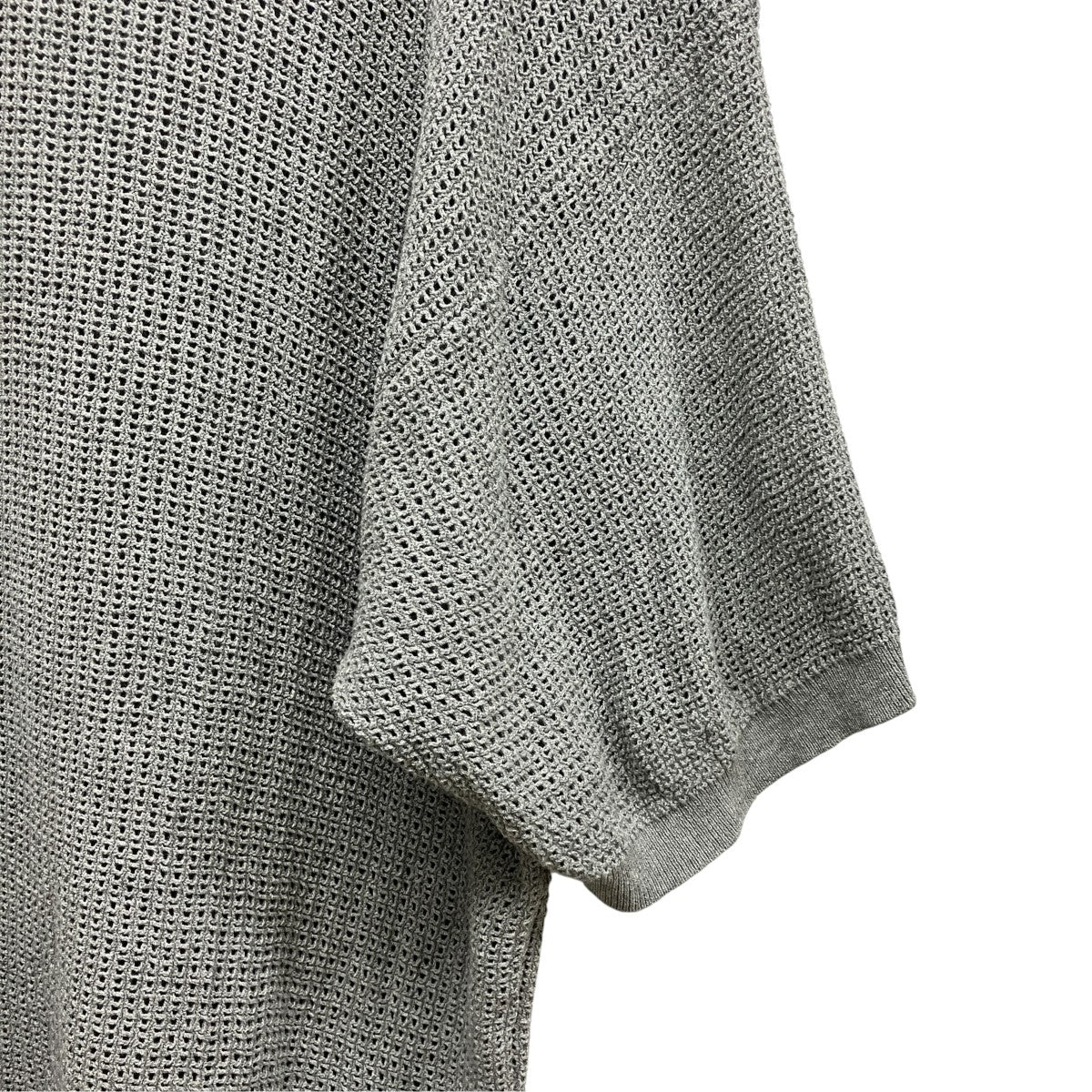 DUP   SWEATER   COTTONメッシュ半袖ニットポロシャツ261FZDT-KNM01