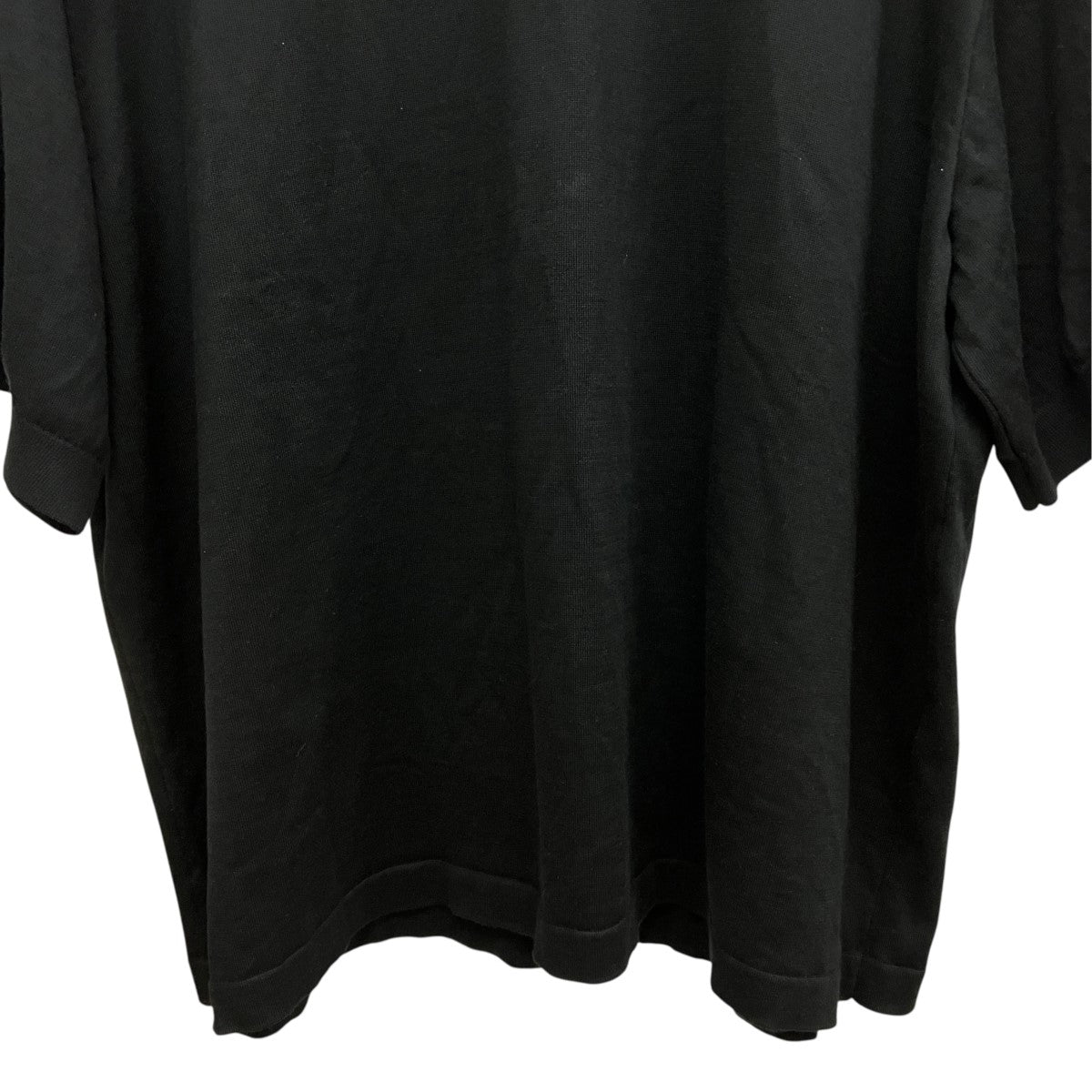 cotton silk high gauge knit T Lシルク混半袖ニットTシャツEV26-KT19