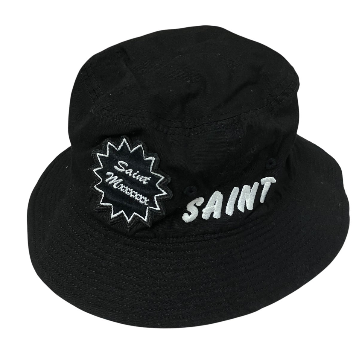 SAINT BUCKET HATロゴ刺しゅうバケットハットSM-A23-0000-065