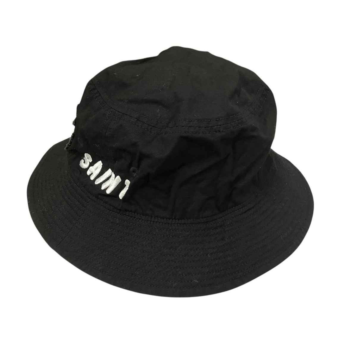SAINT BUCKET HATロゴ刺しゅうバケットハットSM-A23-0000-065