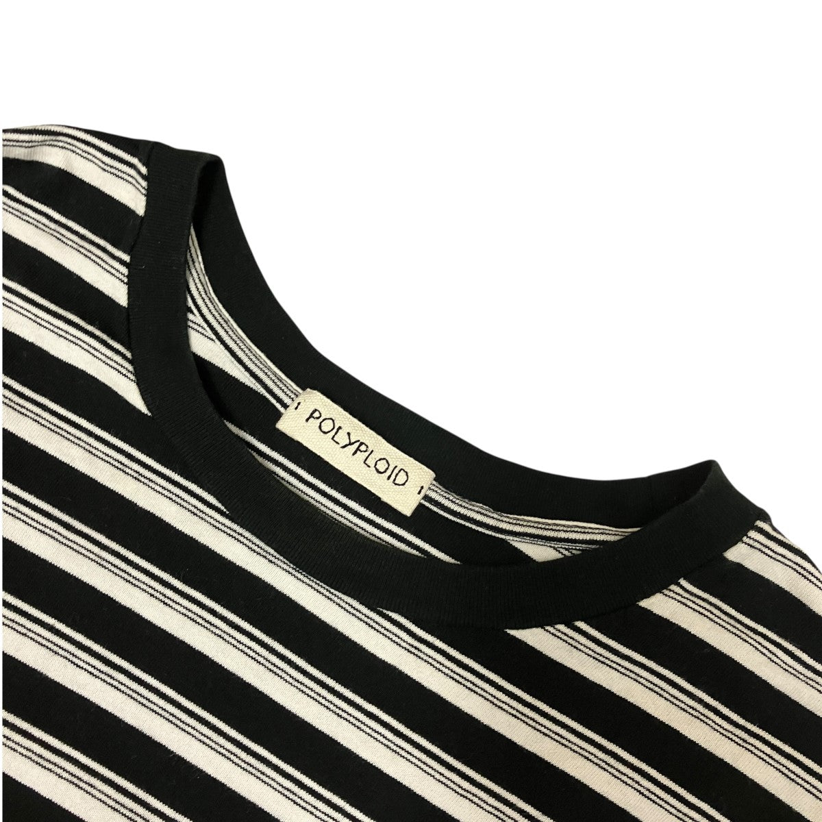 プリントロングスリーブボーダーTシャツ09-B-11