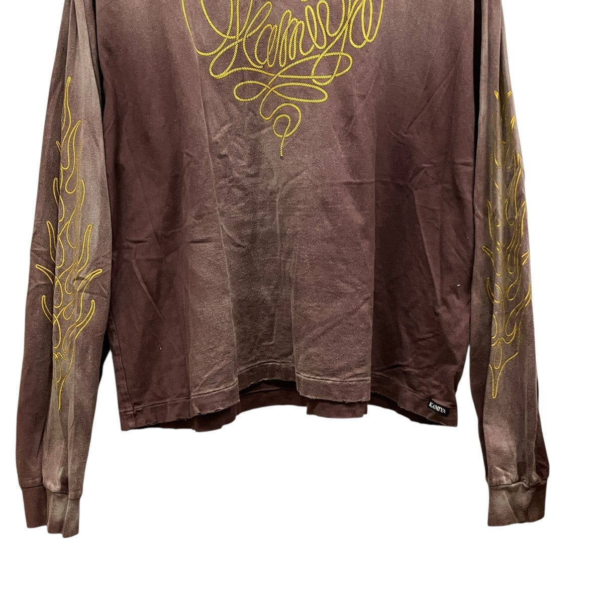 24AWROPE Breached L S TeeロゴプリントロングスリーブTシャツG13LT063
