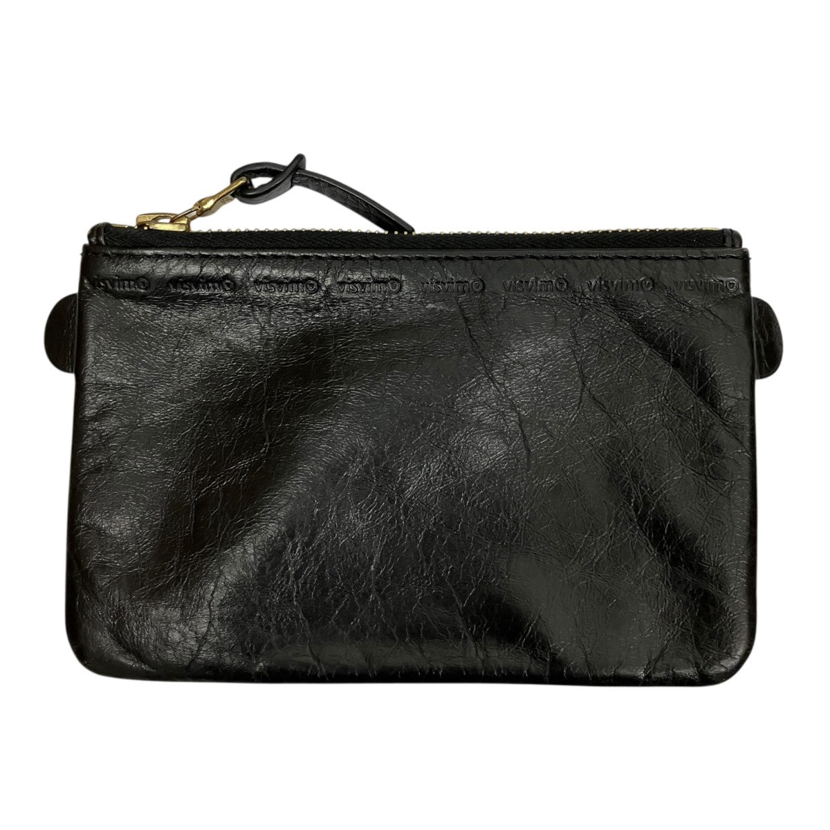 22AWririジップ LEATHER ESSENTIALS CASEホースレザーミニポーチ0122103003017
