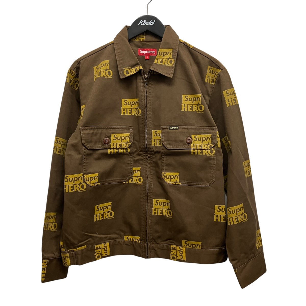 Supr HERO LOGO Work Jacket総柄ジップアップジャケット