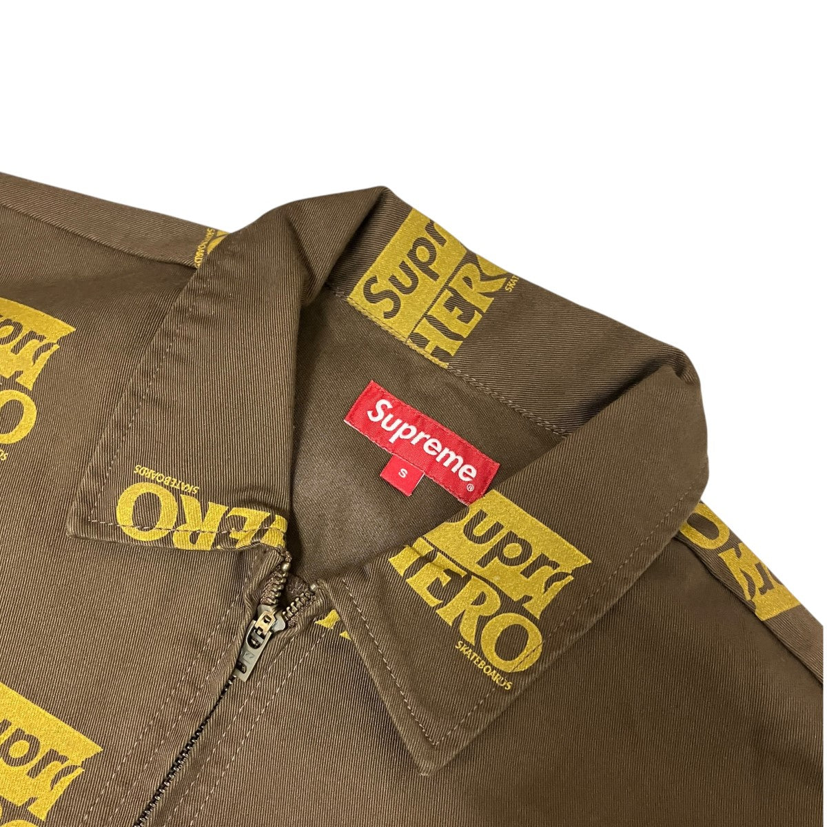 Supr HERO LOGO Work Jacket総柄ジップアップジャケット