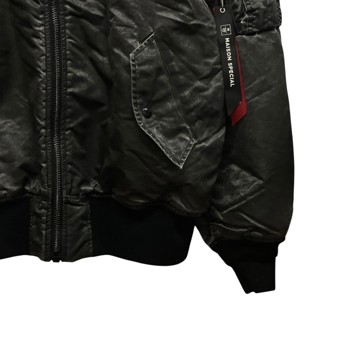 alpha industries×MAISON SPECIAL ナイロンボンバージャケット0615-00
