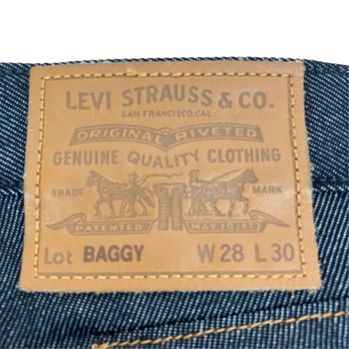 LEVI’S PReMIUM ベルテッドデニムパンツPC9-005YS-0000 古着・中古-5枚目のアイテム画像
