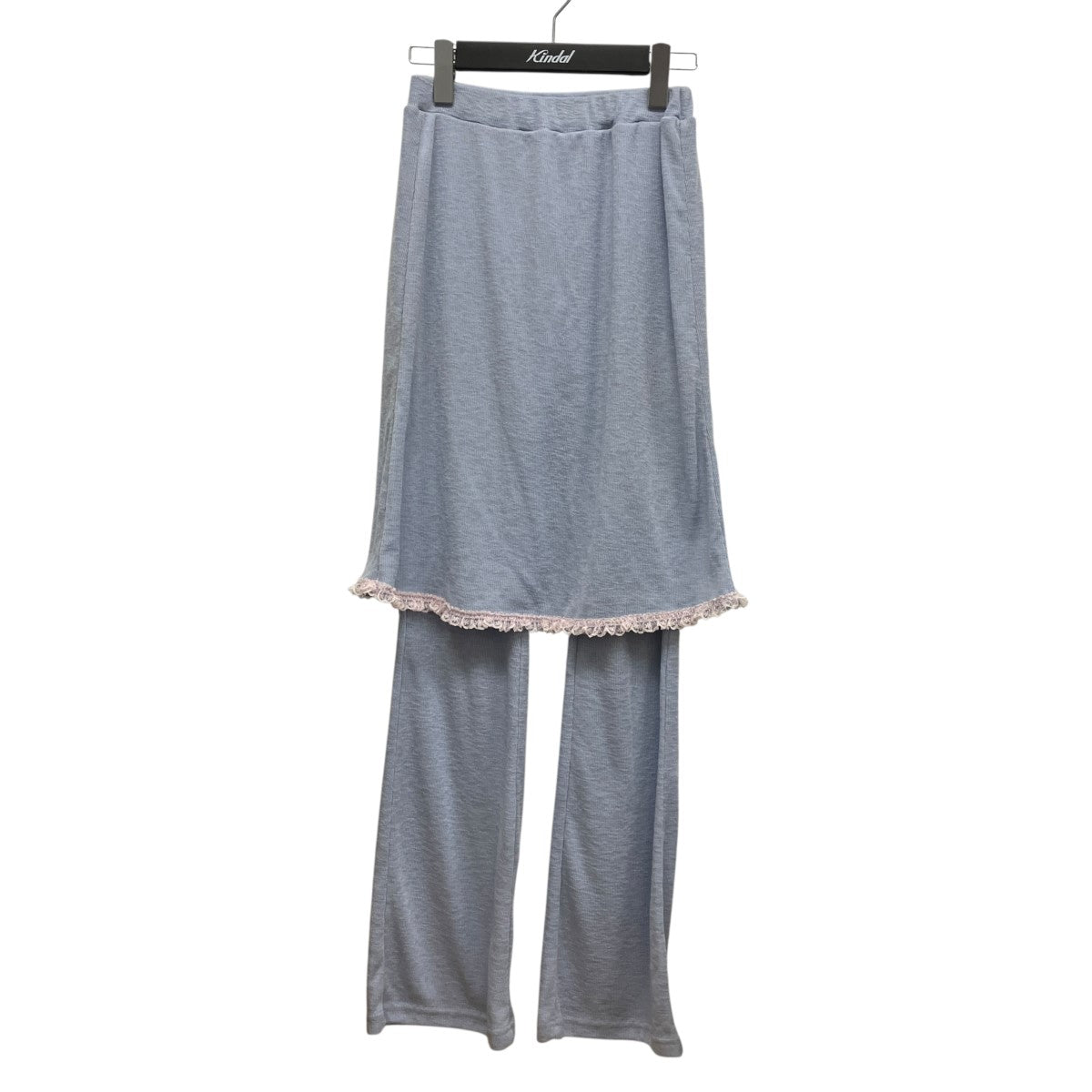 レースレイヤードパンツ