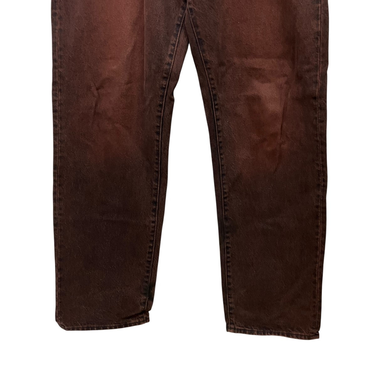 25SSWashed Regular Jeansバックパッチデニムパンツ