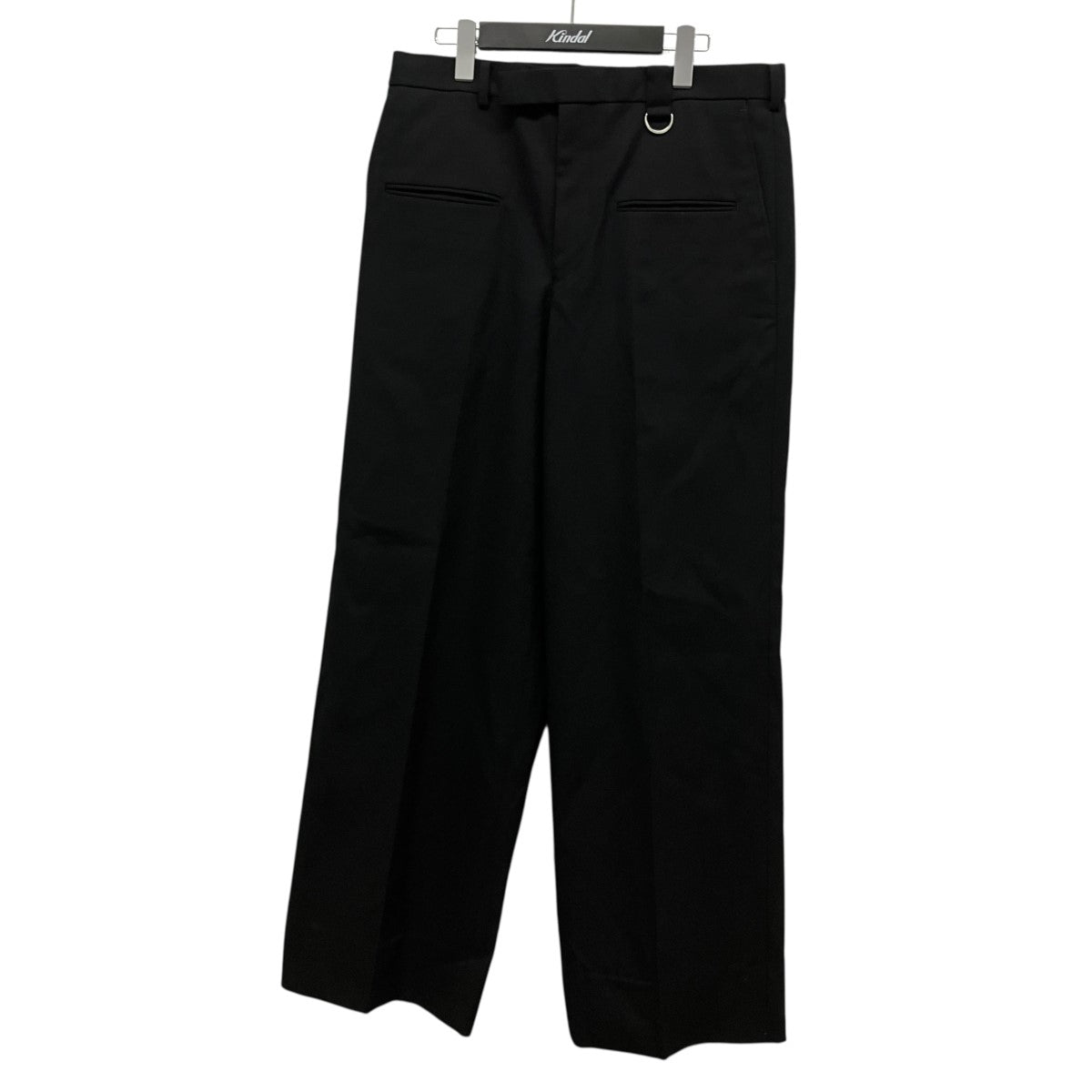 WOOL BARATHEA FRONT POCKET WIDE TROUSERSウールワイドパンツ2B001-0225-07
