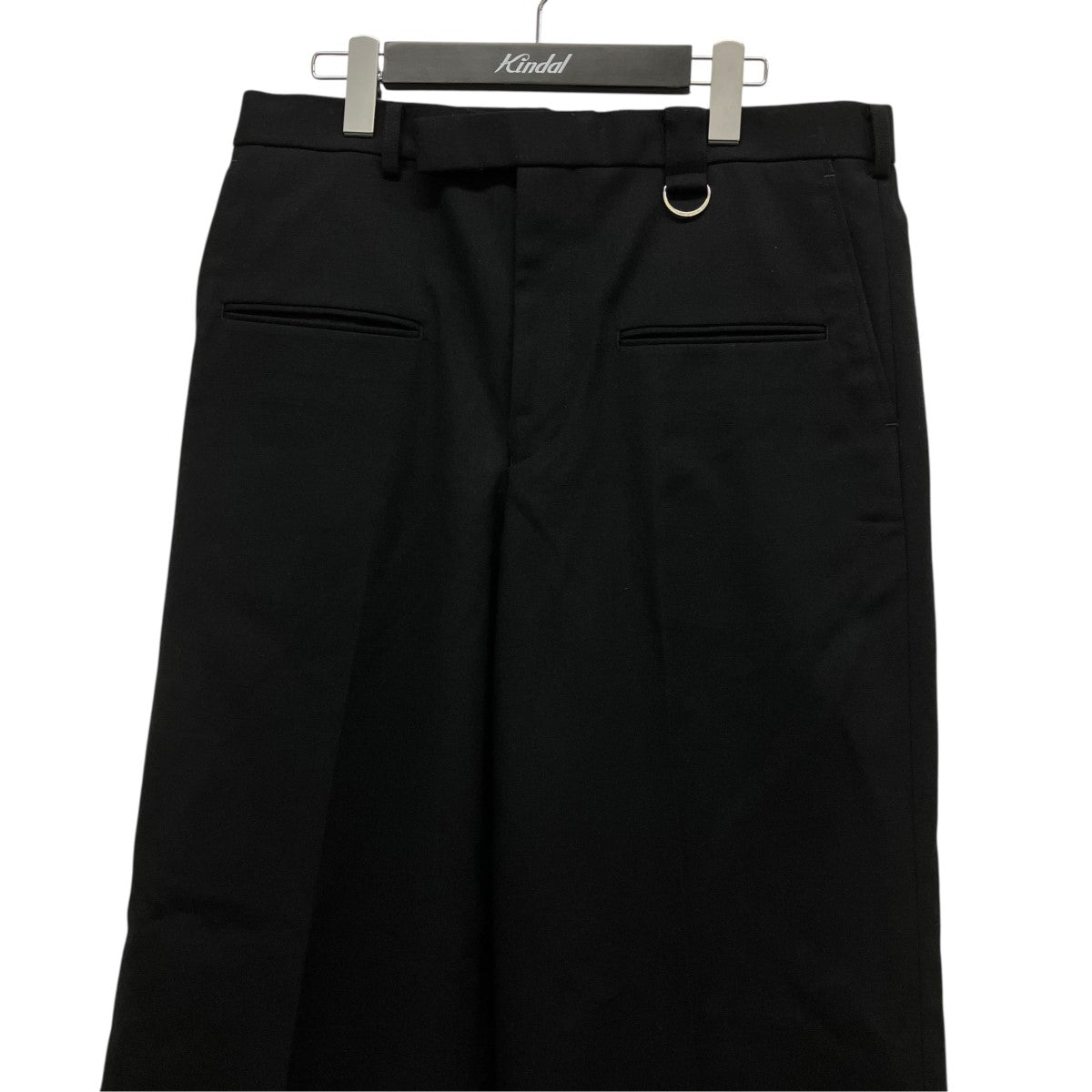 WOOL BARATHEA FRONT POCKET WIDE TROUSERSウールワイドパンツ2B001-0225-07