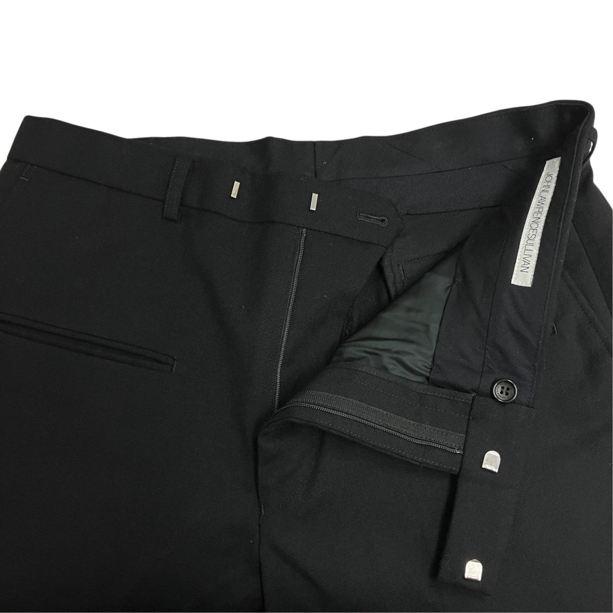 WOOL BARATHEA FRONT POCKET WIDE TROUSERSウールワイドパンツ2B001-0225-07