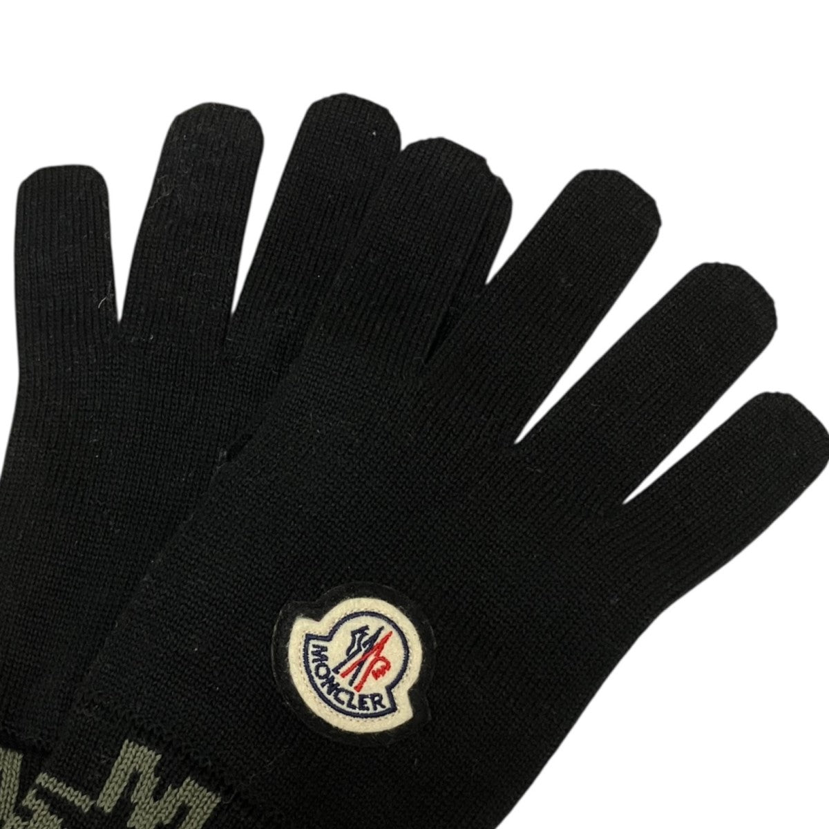 MONCLER GUANTI TRICOTニットグローブH20913A00001 M1367 古着・中古-4枚目のアイテム画像