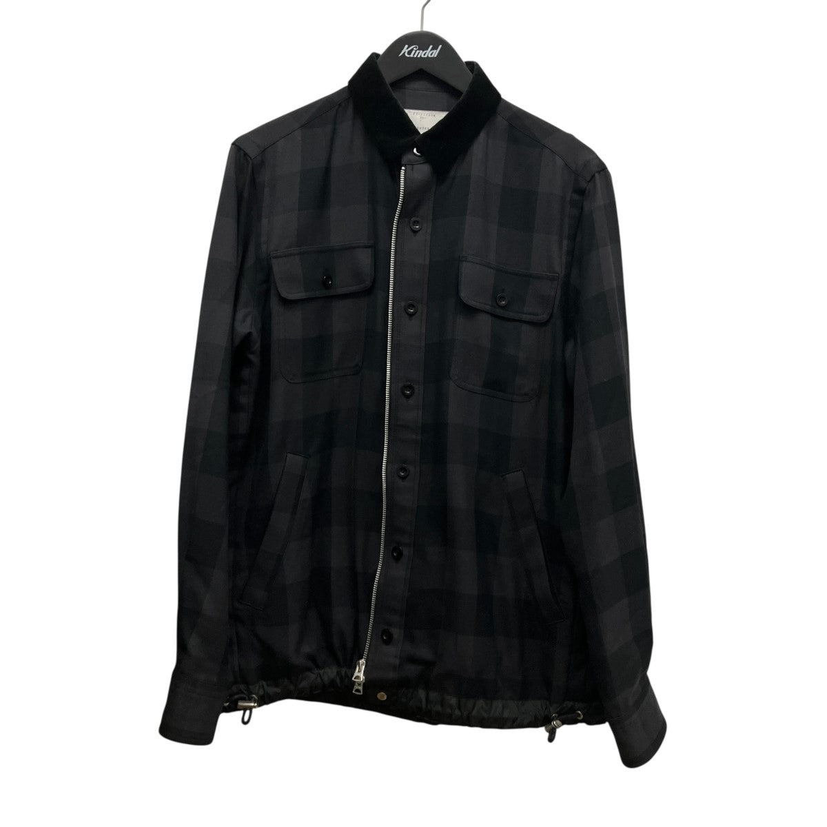 22SSBuffalo Check L S Shirtsドローコードバッファローチェックシャツジャケット22-02699M