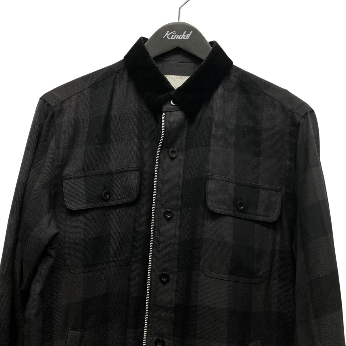 22SSBuffalo Check L S Shirtsドローコードバッファローチェックシャツジャケット22-02699M