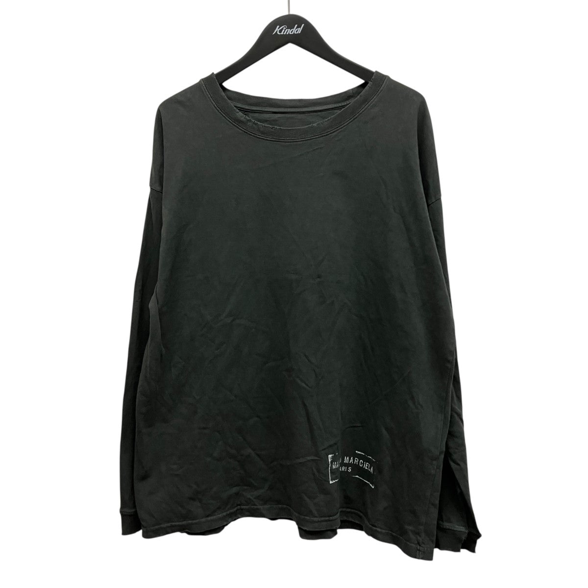 25SSStamp Logo Distressed Finish Long Sleeve Teeスタンプロゴダメージ加工長袖TシャツS51GC0535 S24567