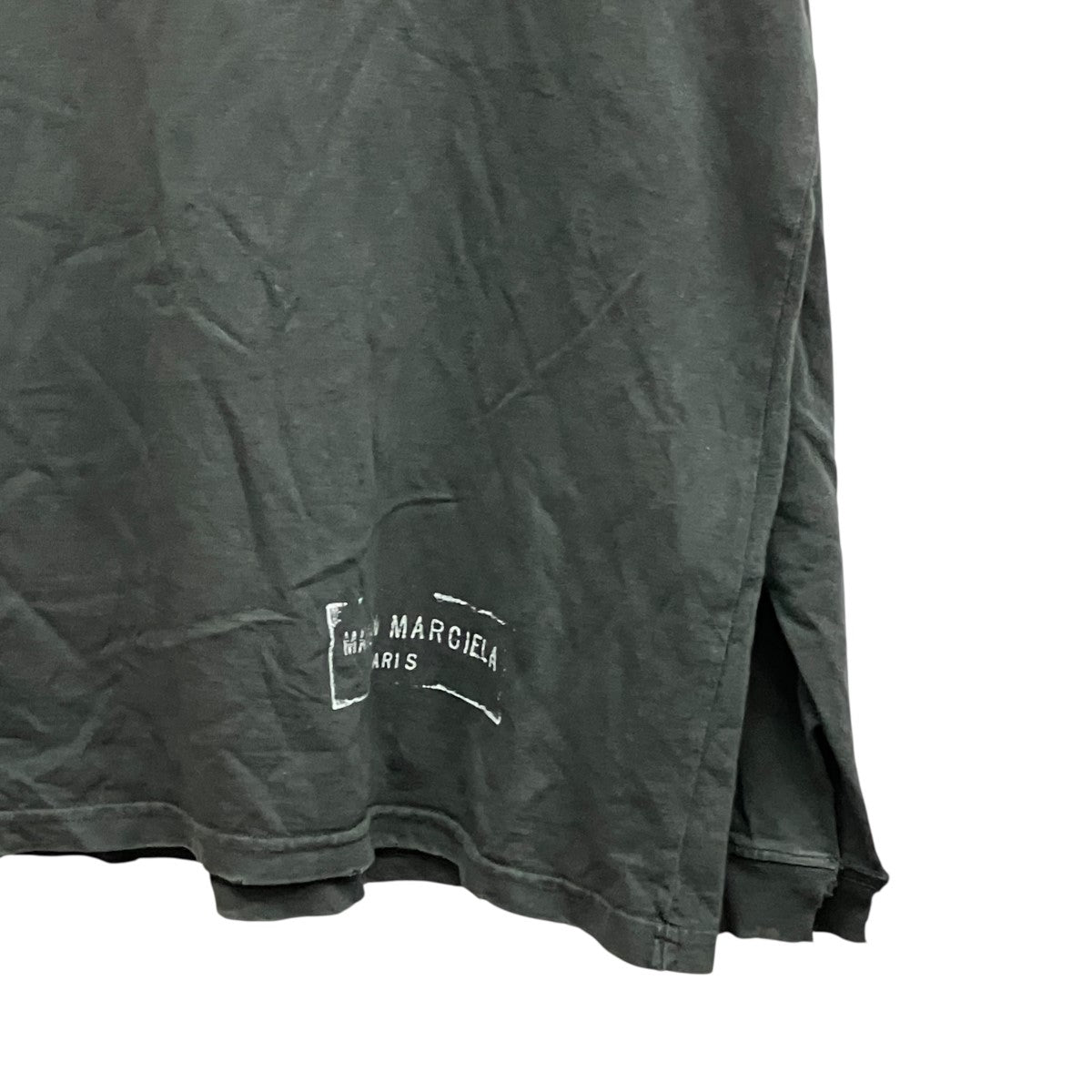 25SSStamp Logo Distressed Finish Long Sleeve Teeスタンプロゴダメージ加工長袖TシャツS51GC0535 S24567