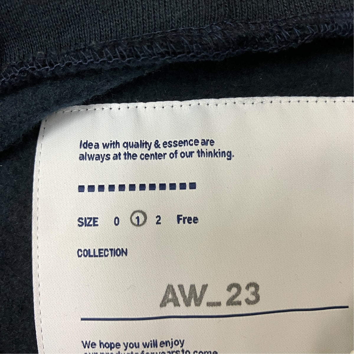23AWZIP UPパーカー