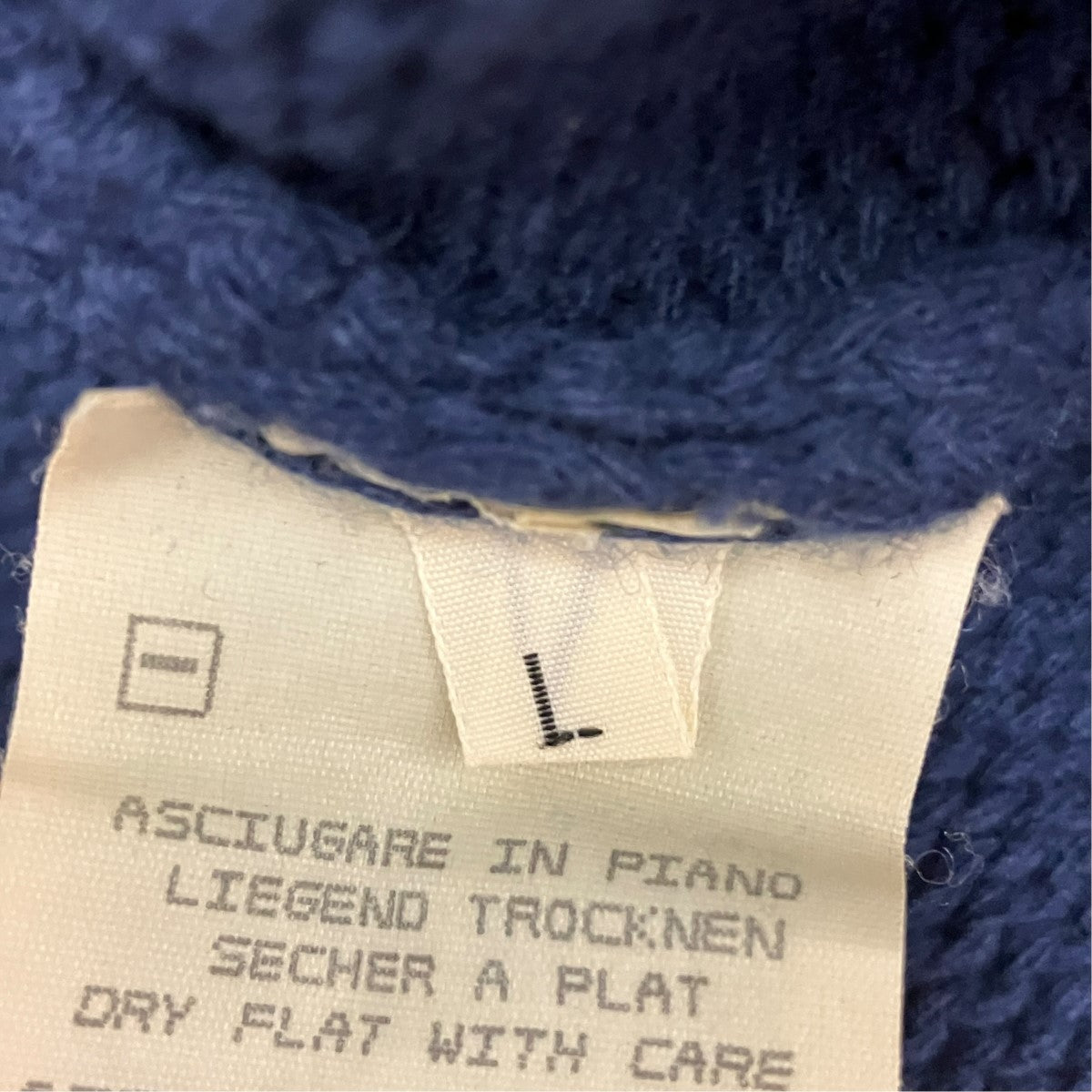 STONE ISLAND 96AWCOLLARED COMPASS KNITコンパスニット25155764 古着・中古-6枚目のアイテム画像