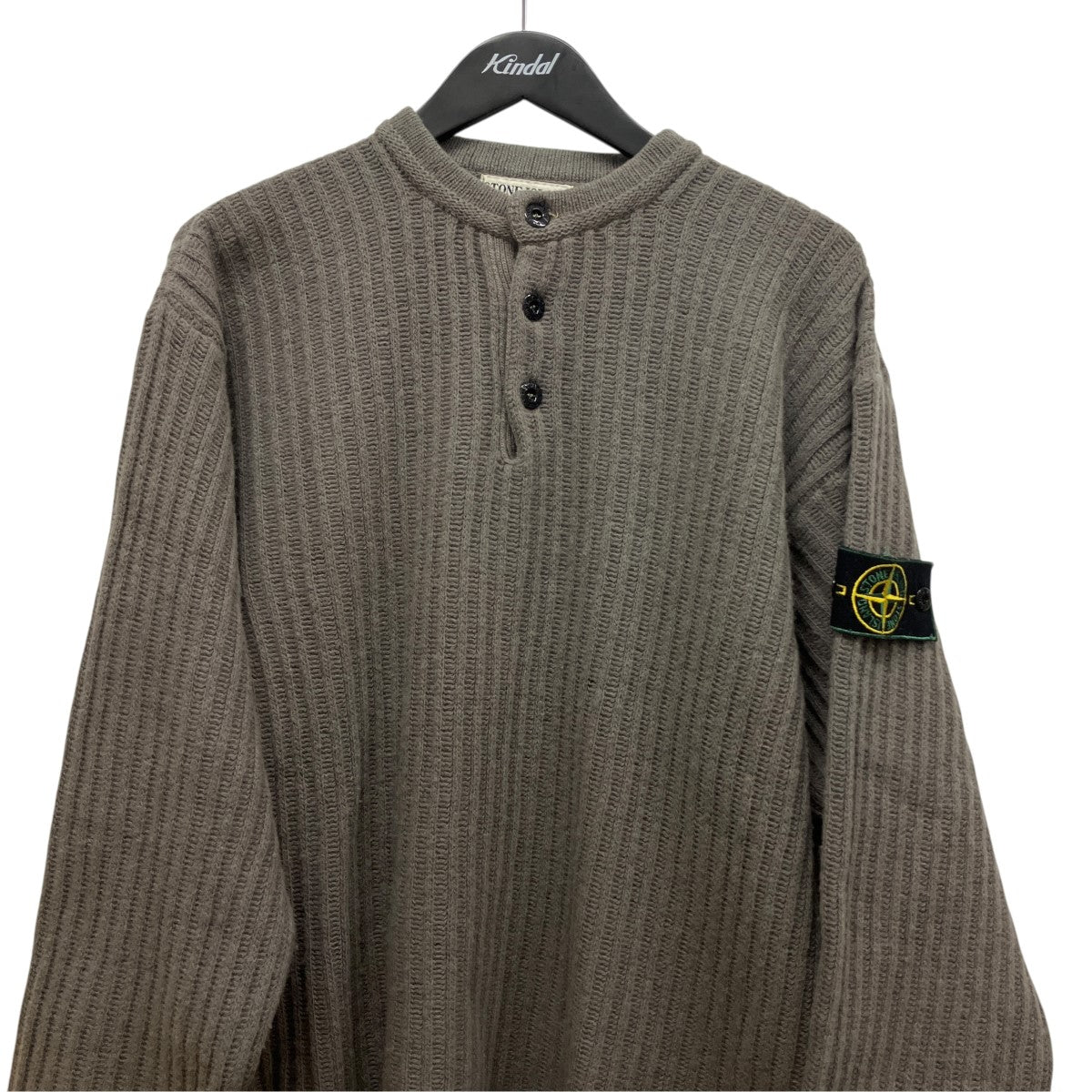 95AWグリーンエッジヘンリーネックニット2315555S0