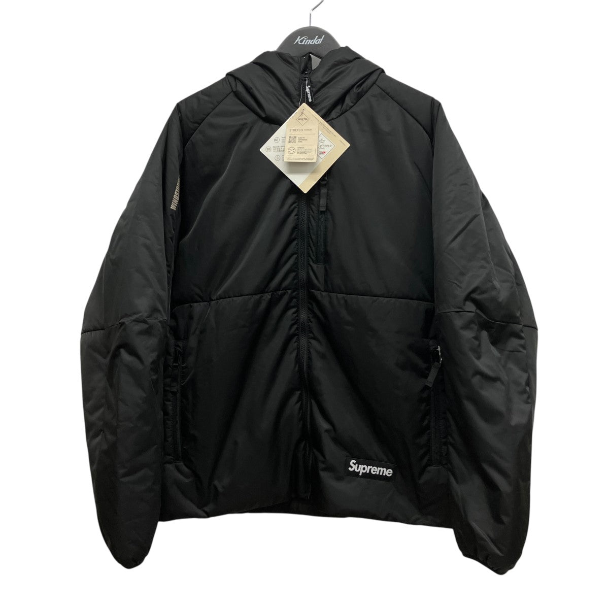 25SSWindstopper Insulated Hooded Jacket Blackフーデッドジャケット