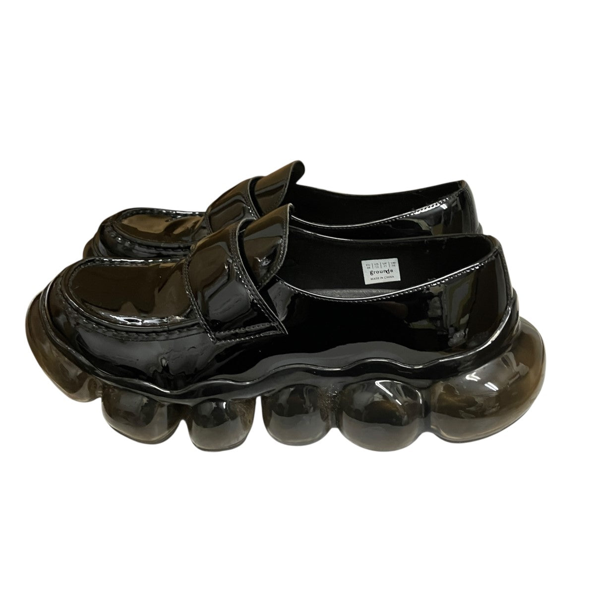 JEWELRY LOAFERエナメルエアソールローファー