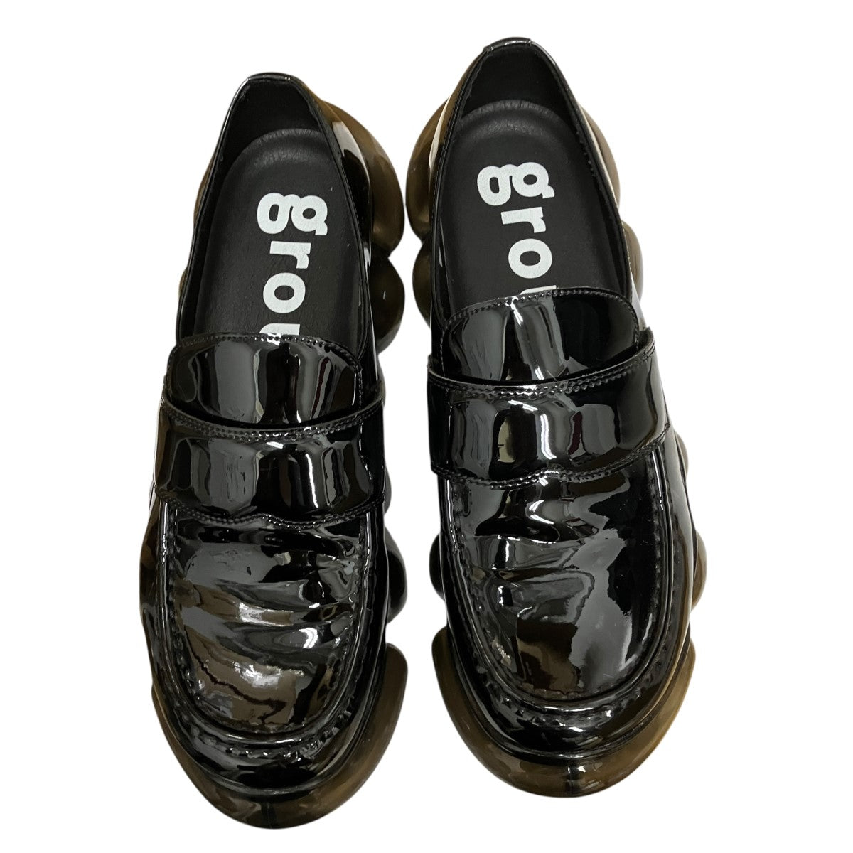JEWELRY LOAFERエナメルエアソールローファー