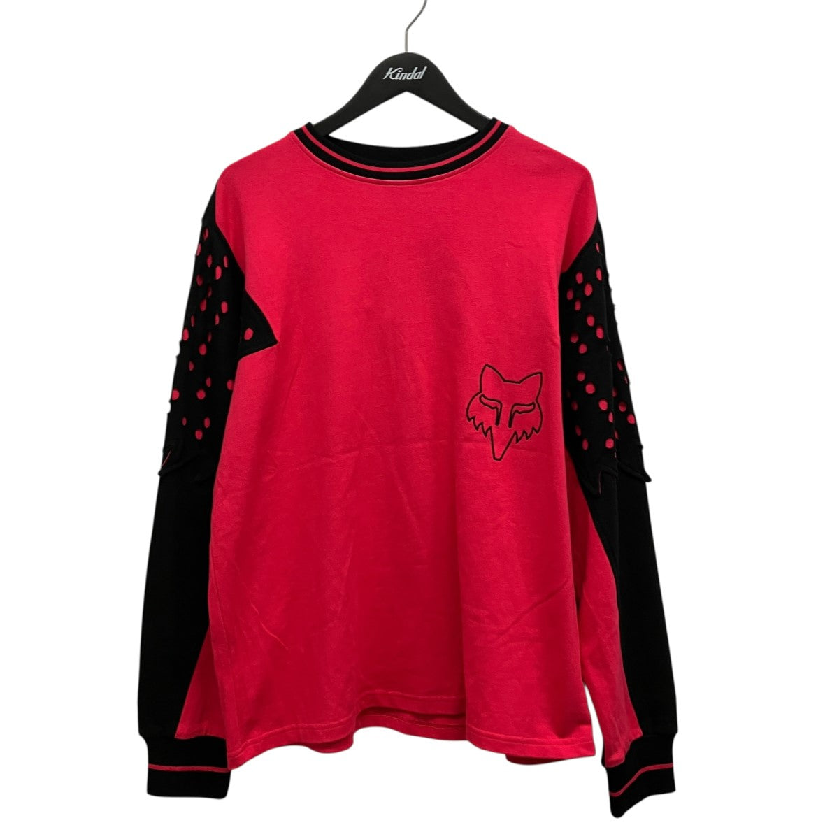 24AWFOX KK PERFORATED LS TEE刺しゅうロングスリーブTシャツ39634